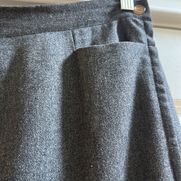 Morgane Le Fay Grey Wool Trousers Medium - Picture 8 of 11